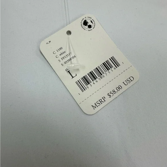 Intimately Free White Truth or Square Bodysuit Size Large - Picture 9 of 11